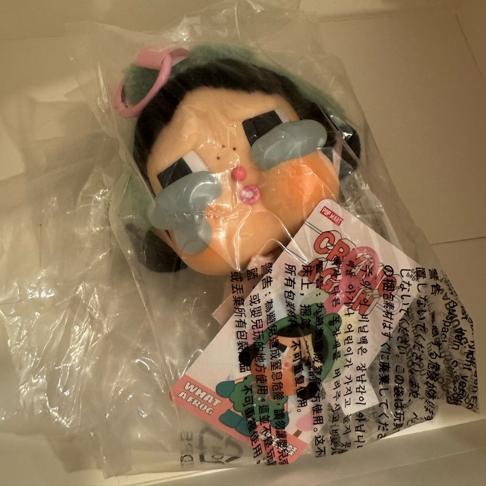 Reserved - CRYBABY Crying Again Series- WHAT A FROG Keychain